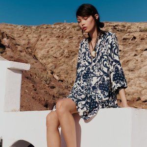 Zara Printed Mini Dress